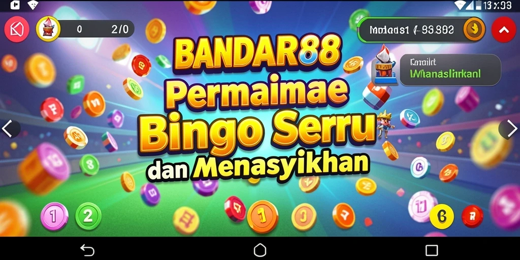 Tampilan gameplay seru dari BANDAR88 saat bermain Bingo.