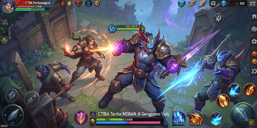 Tampilan gameplay C789 dengan strategi pertarungan yang mendebarkan.