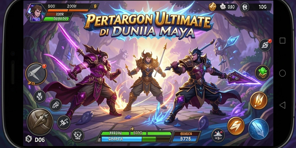 Tangkapan layar utama D06 menampilkan aksi pertarungan yang intens dan karakter yang menonjol.