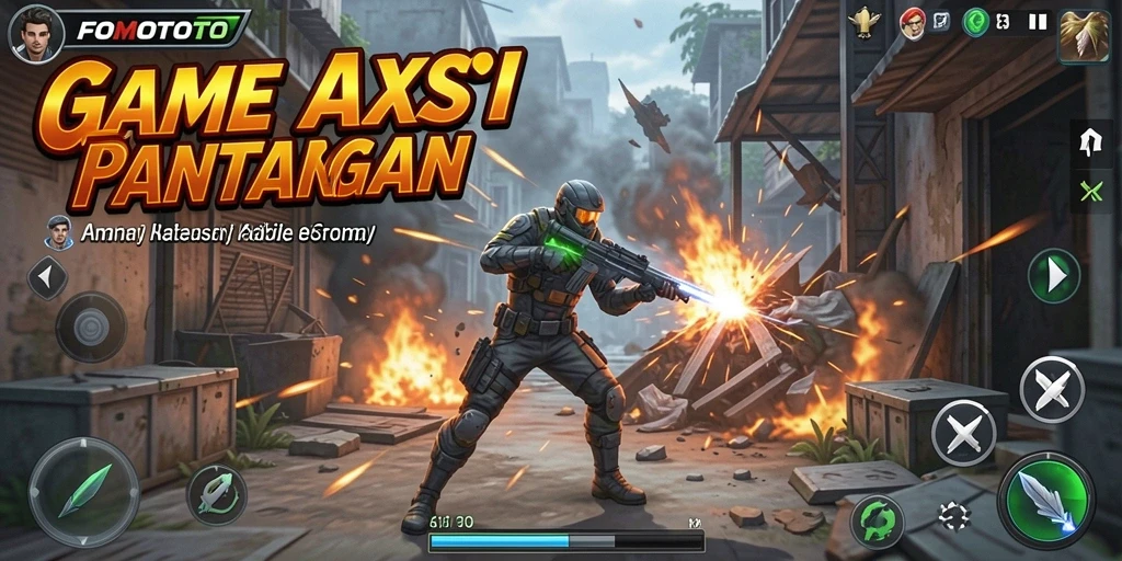 Tampilan gameplay FOMOTOTO yang menegangkan dan seru.