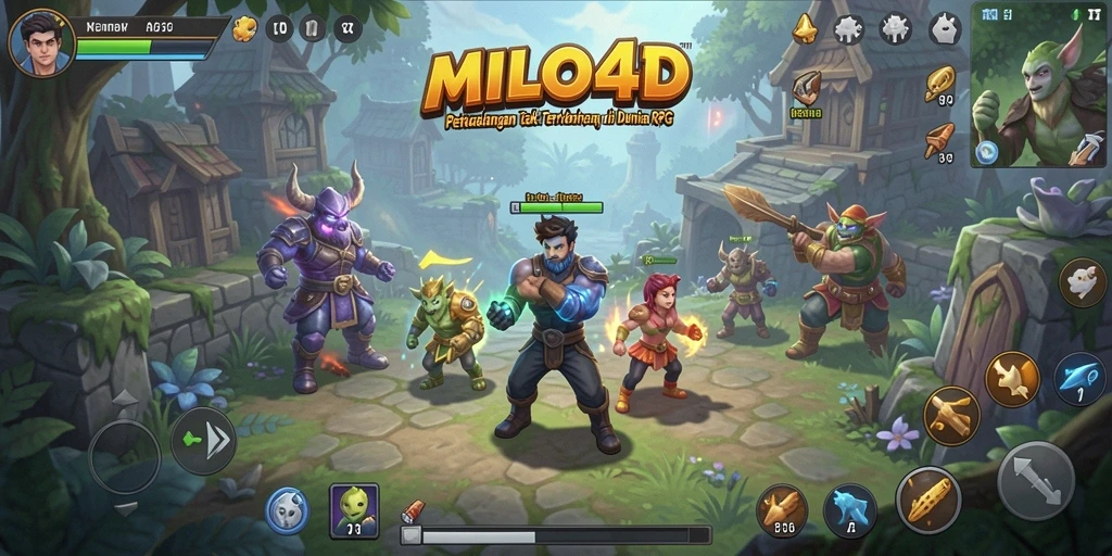 Tampilan menarik dari gameplay RPG MILO4D yang memukau.