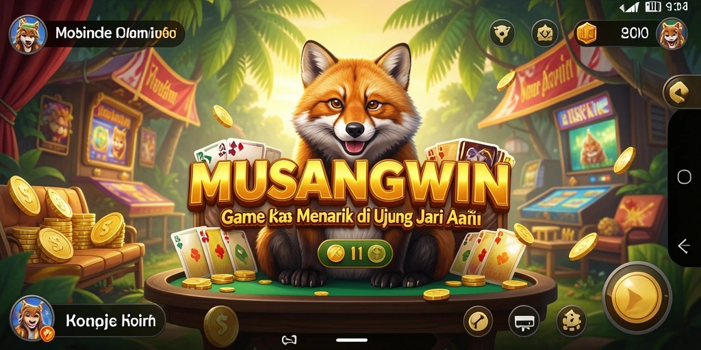 Tampilan gameplay MUSANGWIN yang menarik dan seru.