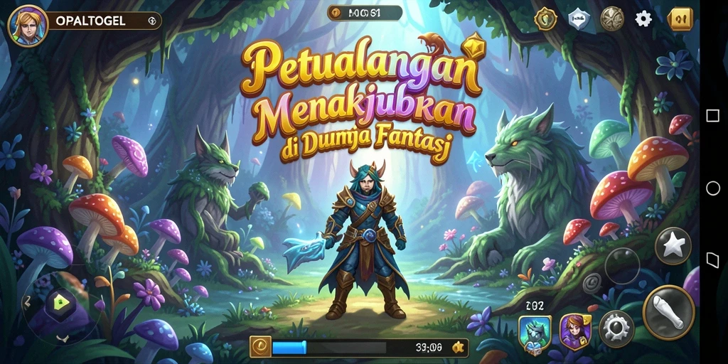 Tangkapan layar menunjukkan aksi mendebarkan dalam gameplay petualangan OPALTOGEL.