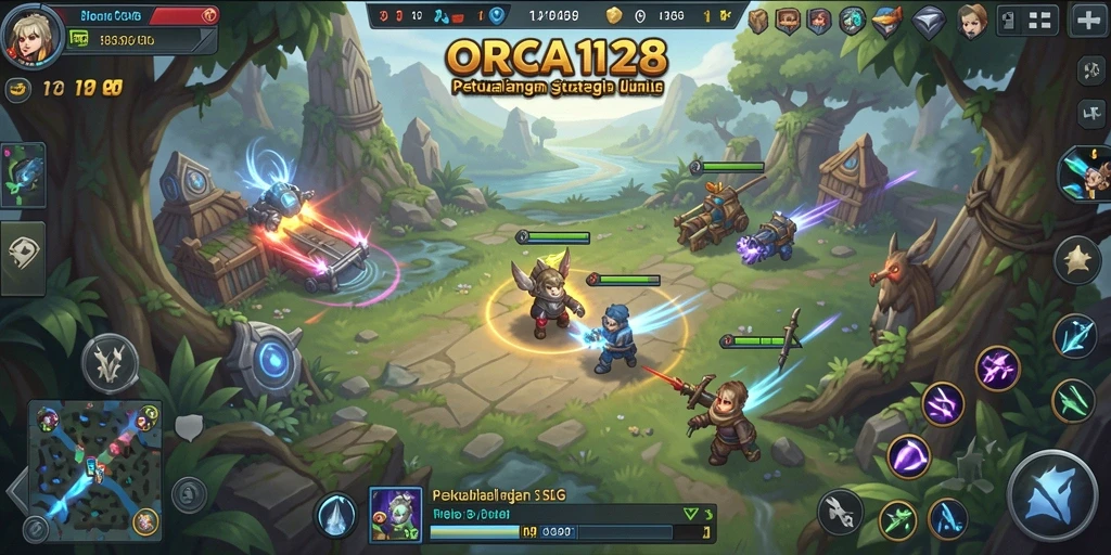 Tampilan seru dalam pertempuran strategis di ORCA128.