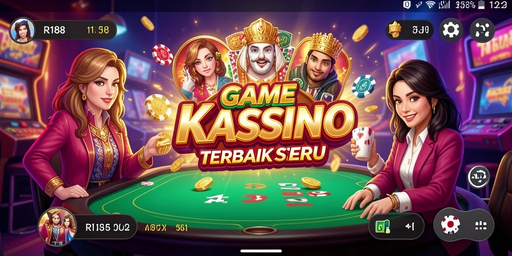 Tampilan pendidikan game Kasino yang menarik di RI188.