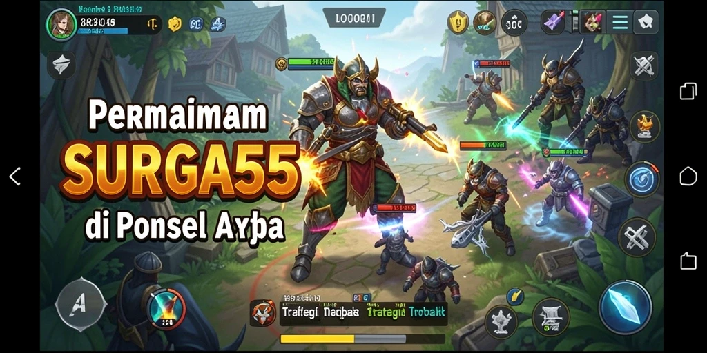 Tampilan gameplay SURGA55 yang menarik dan penuh strategi.